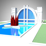Click to download the 'Hall of Justice (for Poser)'
