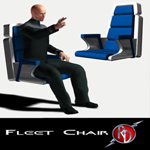 Click to download the 'Fleet Chair (for Poser)'